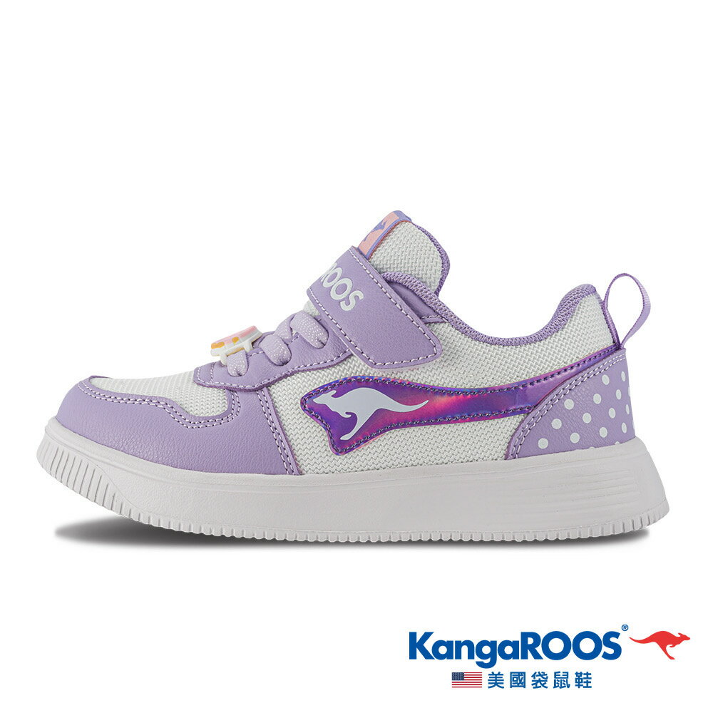 KangaROOS美國袋鼠鞋 童鞋 GLIDE 輕量 透氣 緩震 運動 慢跑鞋 [KK32337] 紫【巷子屋】