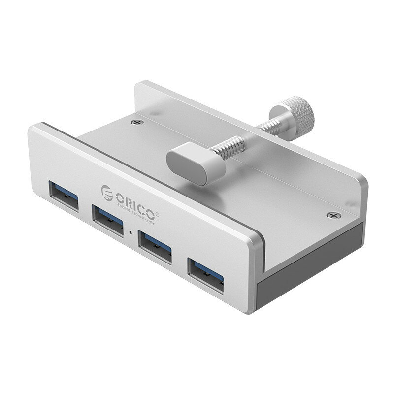 擴充套件塢 鋁合金卡扣式usb3.0擴展器筆記本分線器一拖四usb多介面轉換【MJ18420】