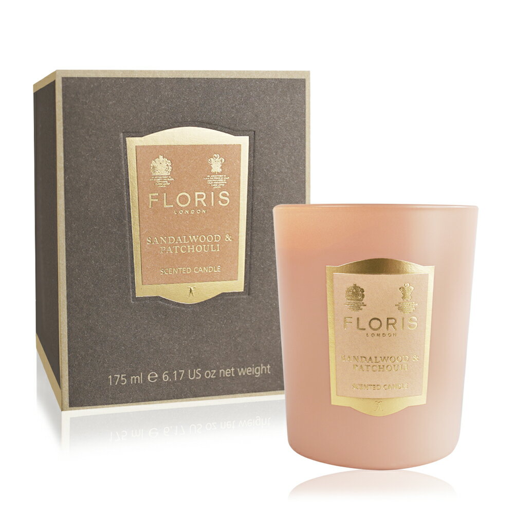 FLORIS 檀香和廣藿香香氛蠟燭 175G