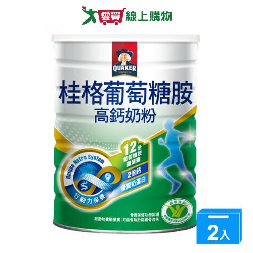 桂格葡萄糖胺高鈣奶粉1500g【兩入組】【愛買】