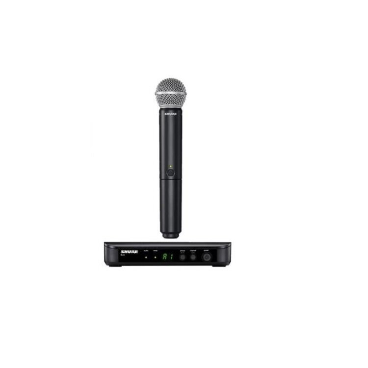 SHURE/舒爾無線麥克風 手持動圈壹拖壹話筒BLX24CN/SM58 鑫弘-數碼配件