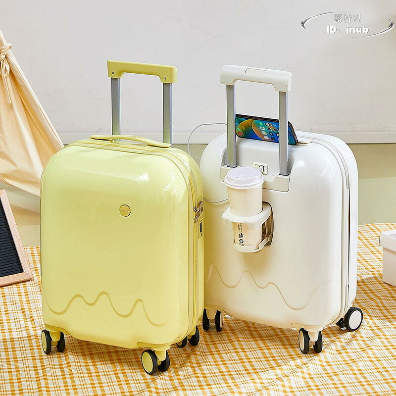 【免運】行李箱 20寸登機箱女 小型輕便 18寸拉杆箱 結實耐用 密碼箱 加厚 箱包 2025新款