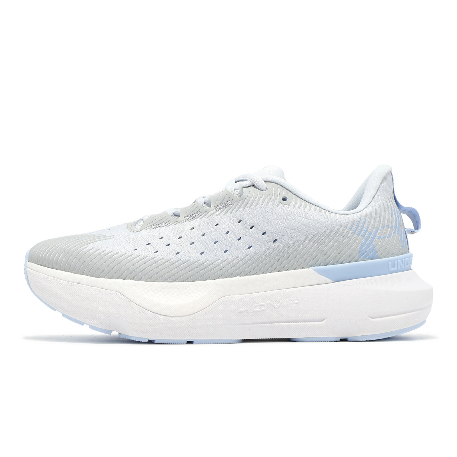 Under Armour UA 慢跑鞋 W Infinite Pro 女鞋 灰 白 緩衝 支撐 運動鞋 UA 3027200106
