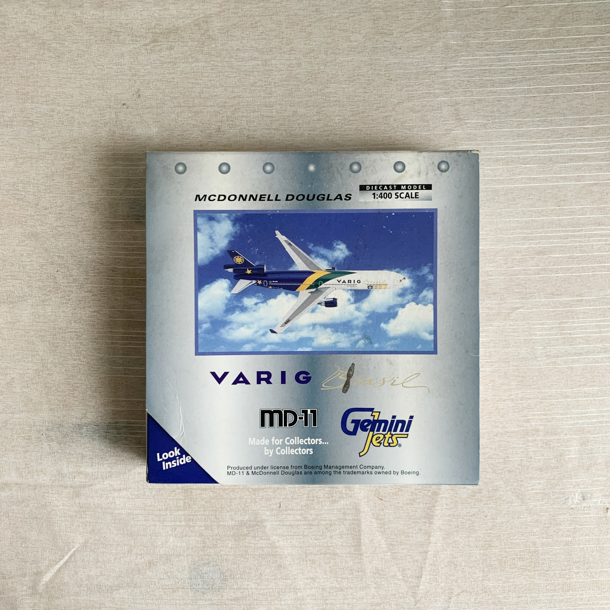 Gemini Jets 1:400 VARIG MD-11 GJVIR001 飛機模型【Tonbook蜻蜓書店】