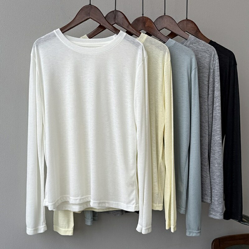 【米蘭精品】現貨+預購 法式寬鬆襯衫上衣長袖罩衫T恤大碼休閒女裝-顯瘦百搭女上衣5色74ma80