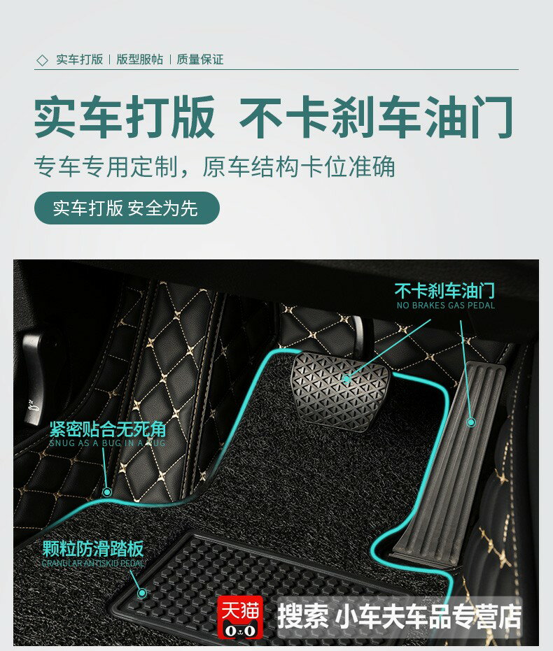 優購生活 適用于奔馳EQA汽車腳墊大全包圍EQA地毯式絲圈雙層加厚耐磨腳踏墊汽車腳墊 立體腳踏墊 汽車腳踏墊 椅腳墊 車用腳墊 7