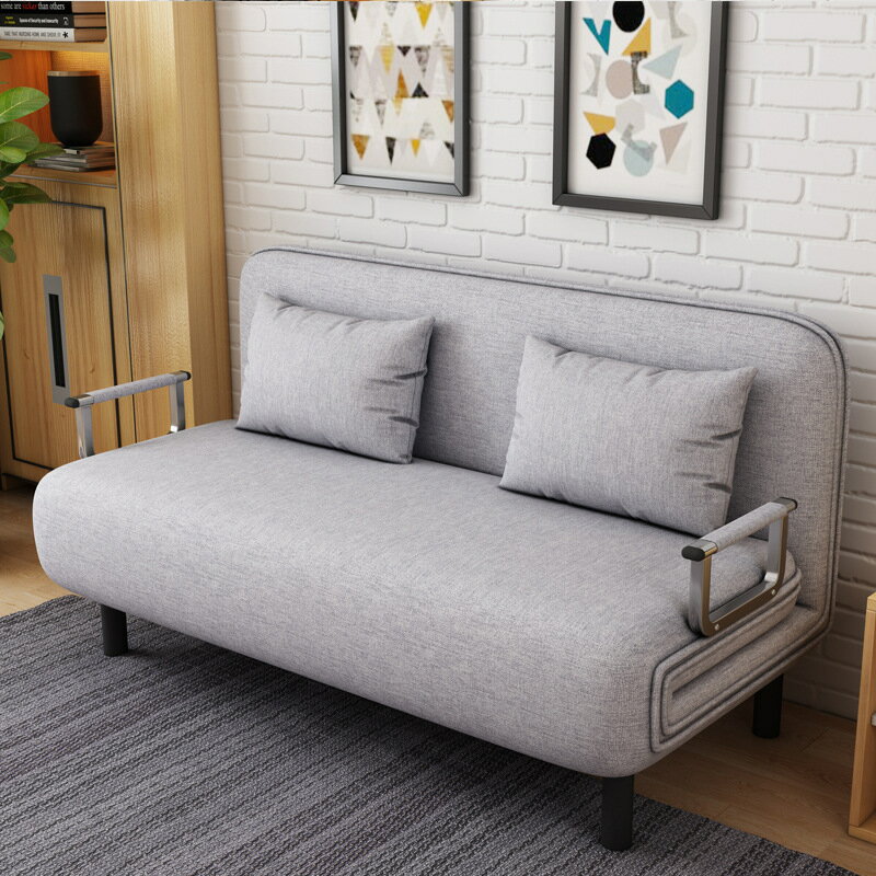 沙發床簡易功能折疊式小戶型客廳布藝可拆洗單雙人折疊床