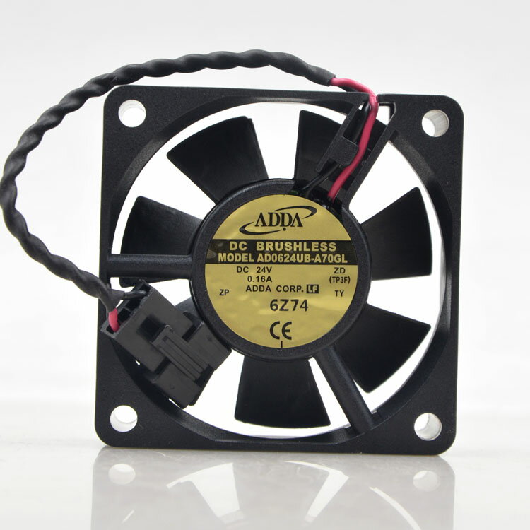 ADDA AD0624UB-A70GL 24V 0.16A 6釐米 6025 自動化 變頻器風扇