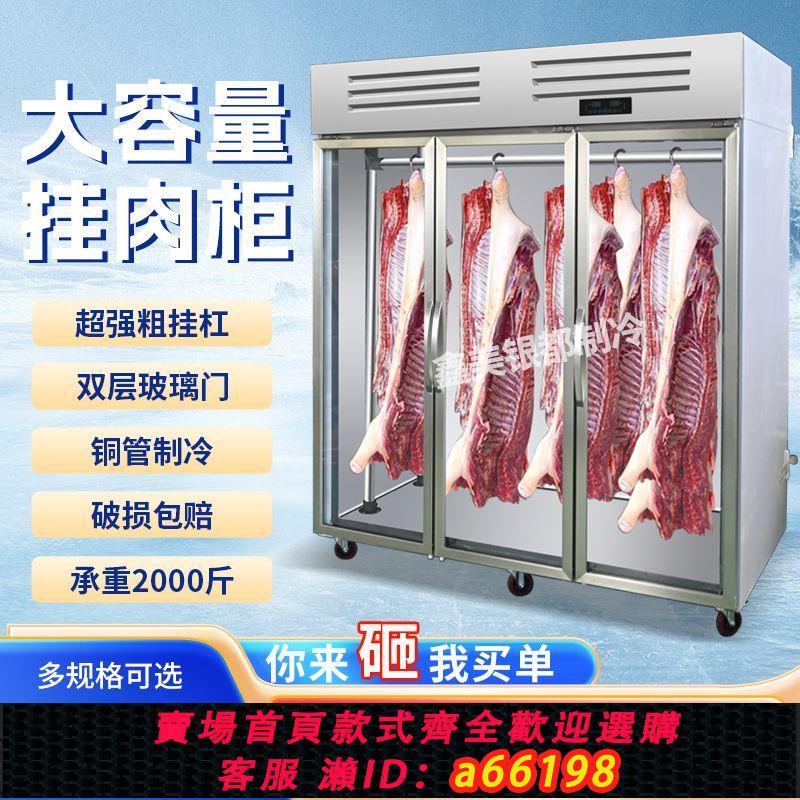 【臺灣公司 可開發票】商用掛肉櫃保鮮牛羊肉排酸立式冷藏冷凍冷鮮肉展示櫃冷凍櫃冰櫃