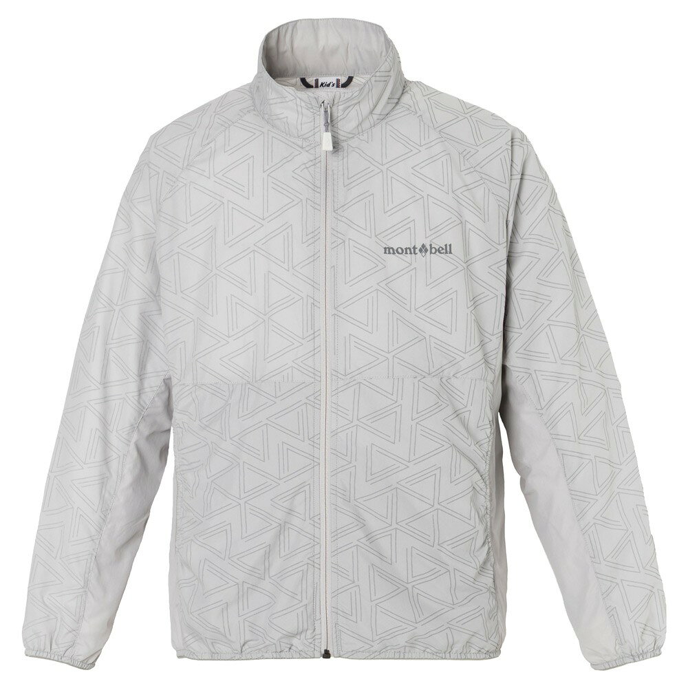 ├登山樂┤日本 mont-bell Reflec Wind Jacket Kid 幼童風衣 淺灰 # 1103364LGY