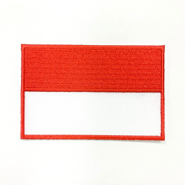 印尼國旗 Patch熨斗刺繡徽章 胸章 立體繡貼 裝飾貼 繡片貼 燙布貼紙