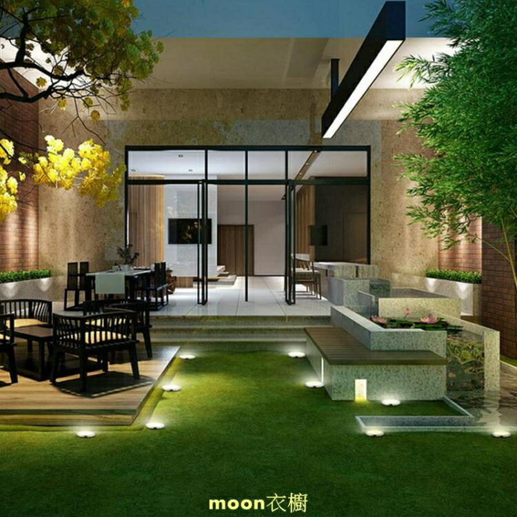 太陽能燈地埋燈戶外花園LED防水景觀裝飾超亮插地草坪燈樓梯庭院 雙11全館免運