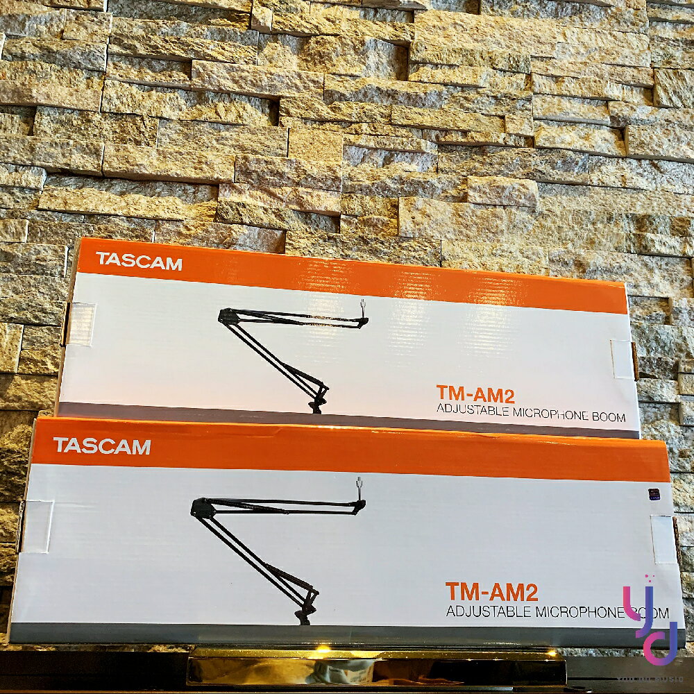 現貨可分期 公司貨 TASCAM TM-AM2 懸臂式 桌邊 麥克風 架 直播 網紅 廣播 現場 實況 樂器 收音 怪手