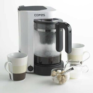 日本代購 Cores 5杯濾泡咖啡機 C301WH 空運 鍍金濾杯 泡咖啡 泡茶 保溫 紅茶 中國茶 容量750ml