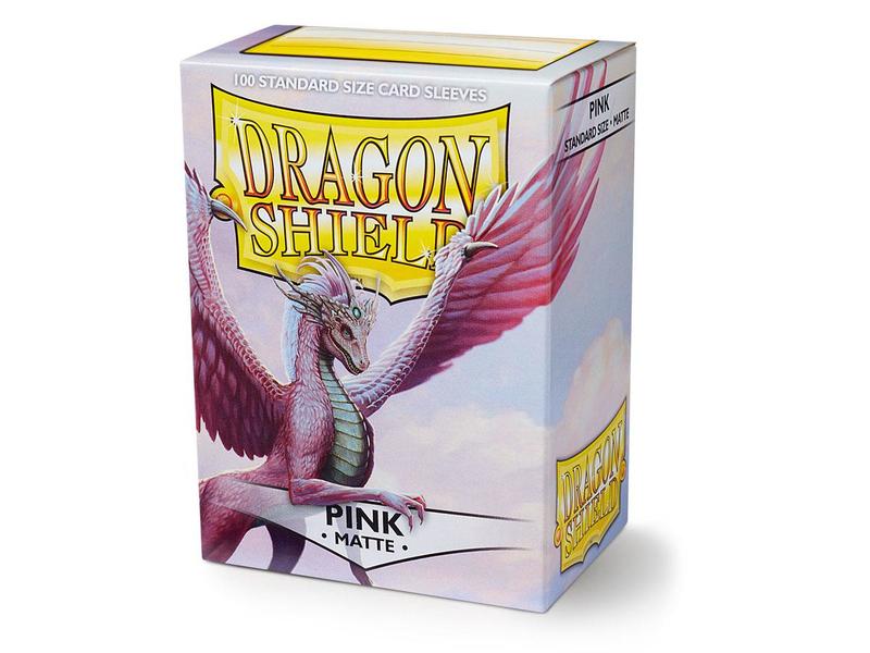 龍盾 磨砂牌套 卡套 粉紅 Pink Dragon Shield Sleeves 高雄龐奇桌遊 正版桌遊專賣 桌上遊戲商品