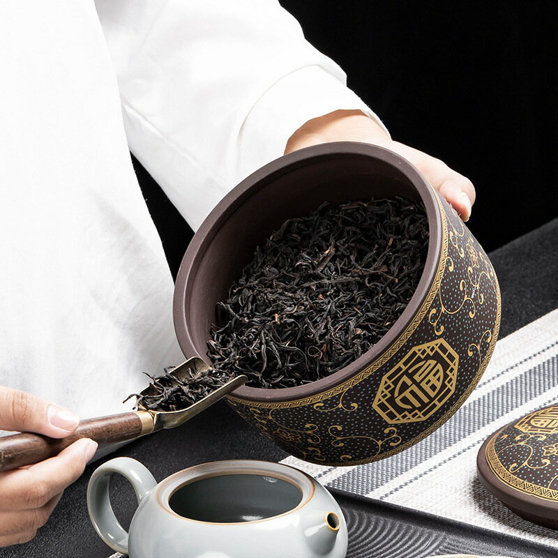 茶葉包裝禮盒陶瓷密封茶罐通用高檔包裝盒半斤裝紅茶綠茶普洱