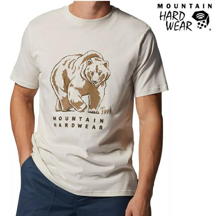 Mountain Hardwear Grizzly Short Sleeve 男款 短袖棉T恤 2025191 022 石灰 [MHW特惠款]