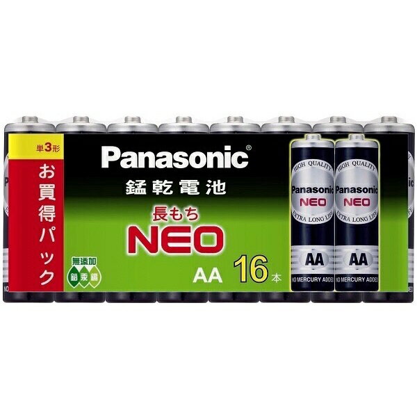 ❤️富田資訊 Panasonic 國際牌 錳乾電池 三號電池 3號電池 16入 4號電池 四號電池