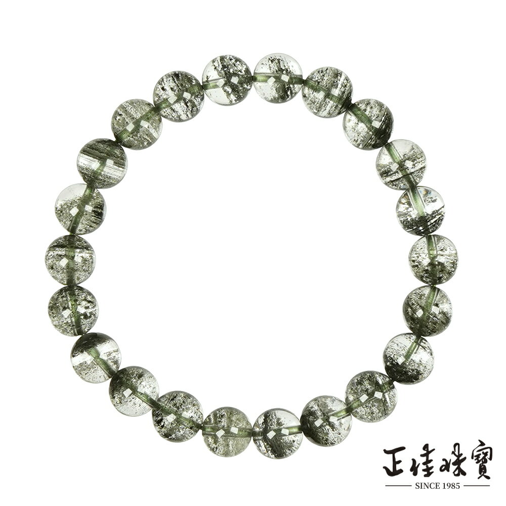 【正佳珠寶】綠幽靈 頂級千層滿天星 8.3-8.8mm 綠幽靈手珠