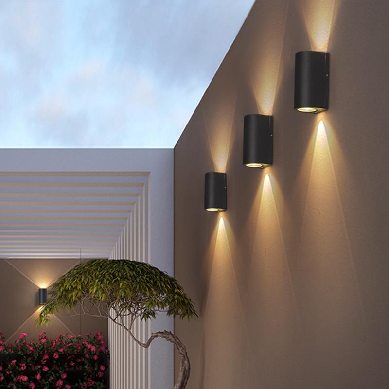 戶外燈樓梯過道防水壁燈北歐現代簡約創意外墻燈庭院陽臺壁燈