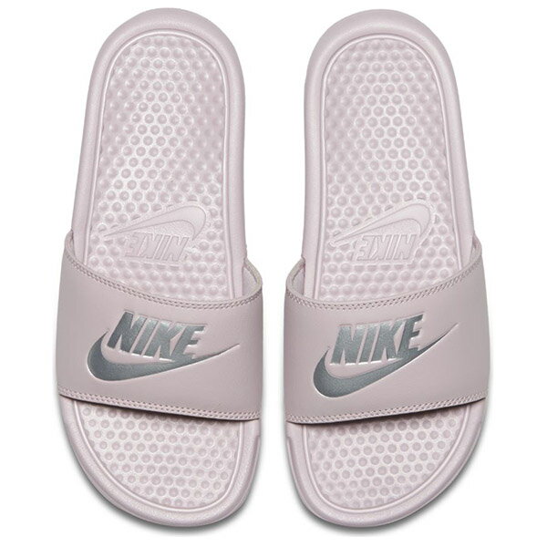 【NIKE】WMNS BENASSI JDI 拖鞋 女鞋 粉 銀 -343881614