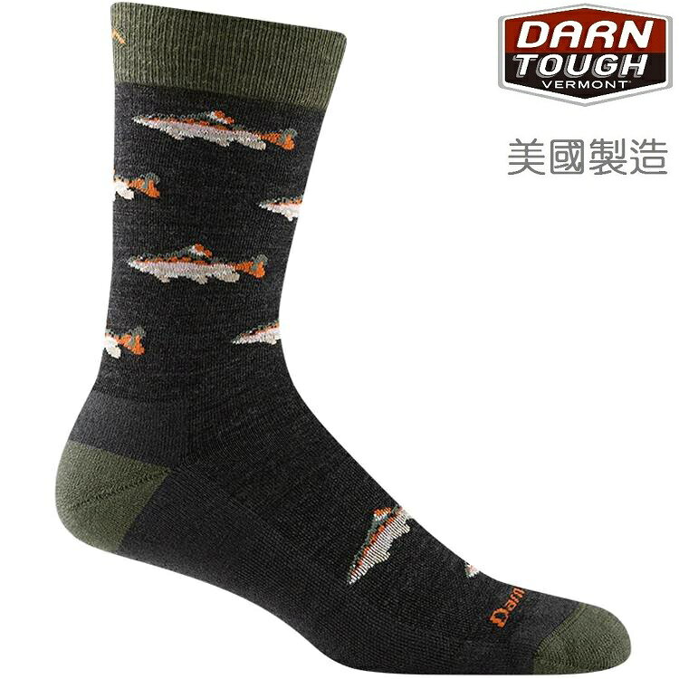 Darn Tough Spey Fly 男款休閒羊毛襪/美麗諾羊毛襪 6085 炭灰 Charcoal