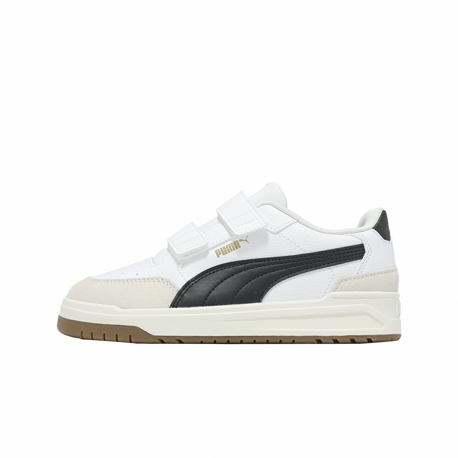 Puma 休閒鞋 Shuffle Downtown Lo V PS 中童 小朋友 白 黑 405663-01
