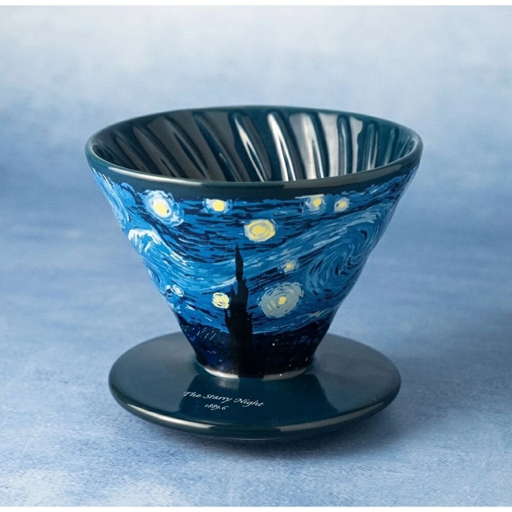 HARIO V60 梵谷 星夜 02陶瓷濾杯 手沖濾杯 咖啡濾杯