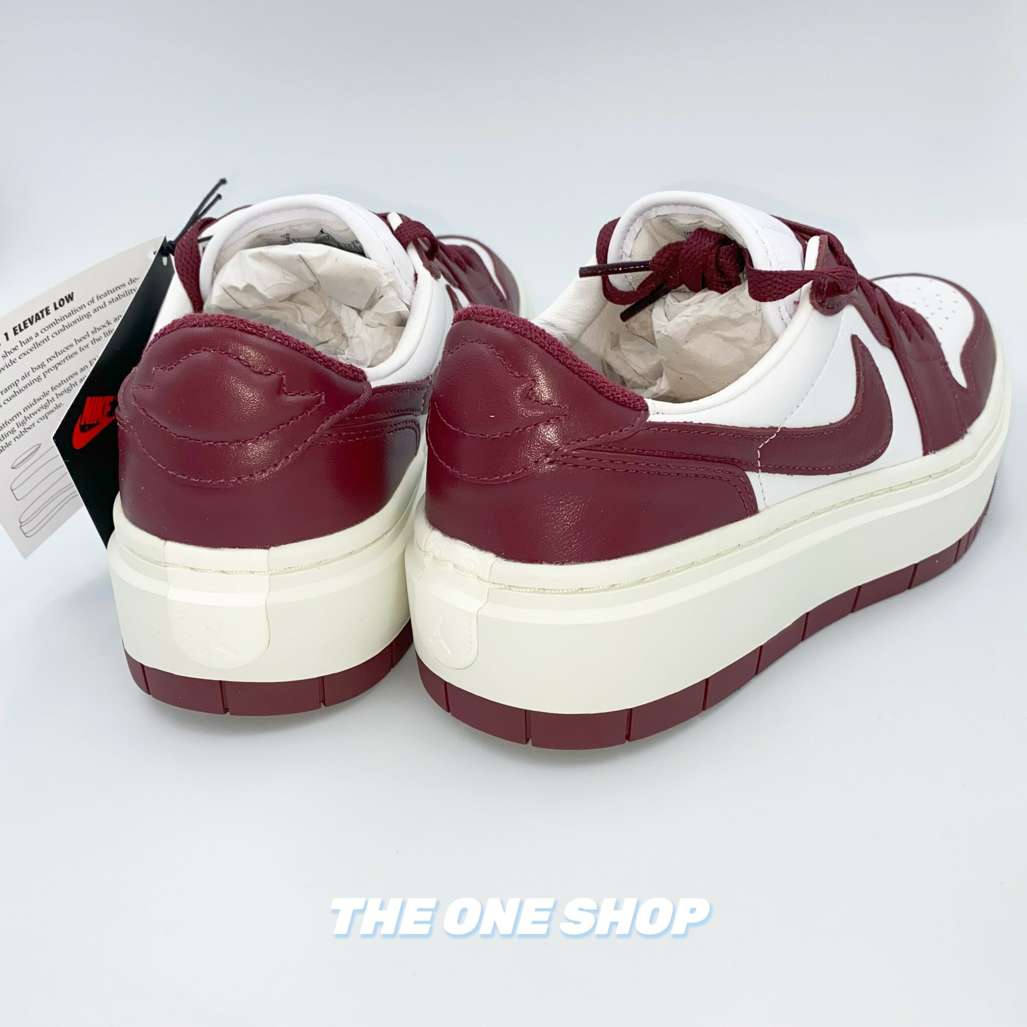 Air Jordan 1 Elevate Low 白紅厚底增高金鍊DH7004-161 | The One Shop