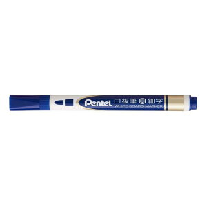 Pentel 圓頭白板筆 36支盒 藍色