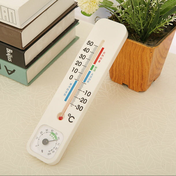 壁掛式室內室外家用溫度計嬰兒房精準溫濕度計農業大棚干濕測溫儀