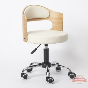 歐式實木靠背家用電腦椅 現代簡約小戶型辦公書房椅 學生學習轉椅
