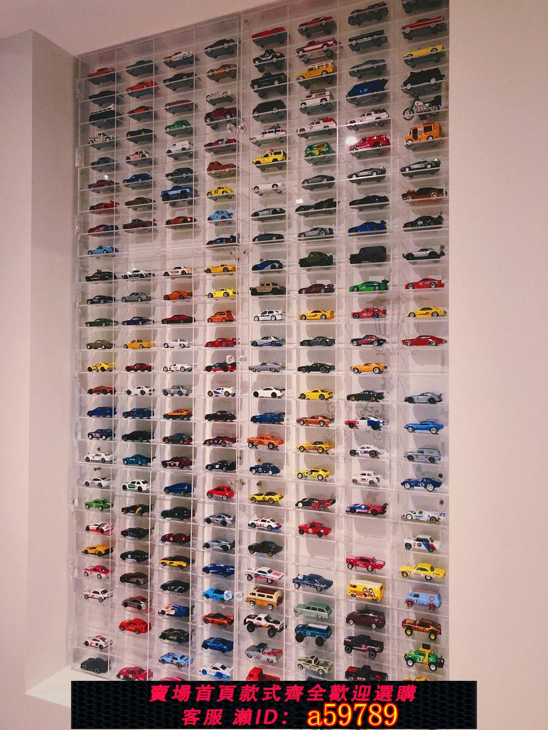 【台灣公司 可打統編】1:64玩具車模展示架多美卡車模收納盒tomy風火輪小汽車展示柜定制