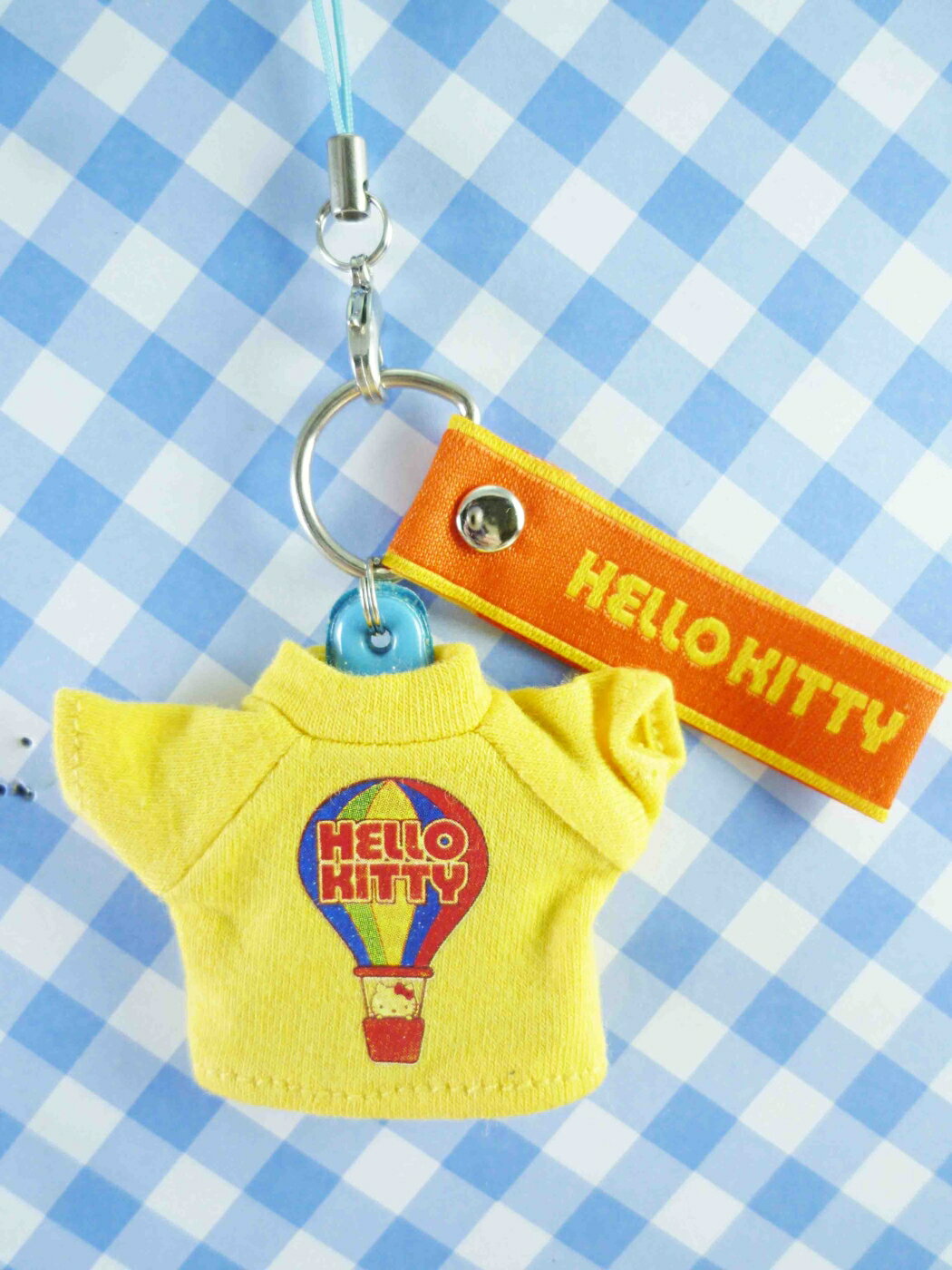 【震撼精品百貨】Hello Kitty 凱蒂貓 限定版手機吊飾-黃熱氣球 震撼日式精品百貨