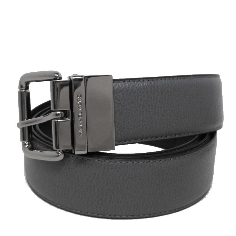 MICHAEL KORS 皮帶 腰帶 38mm 可翻轉雙面使用 灰色皮革/黑色皮革 M26473 MK(現貨)▶指定Outlet商品5折起☆現貨【送禮首選★APP下單點數4倍送】
