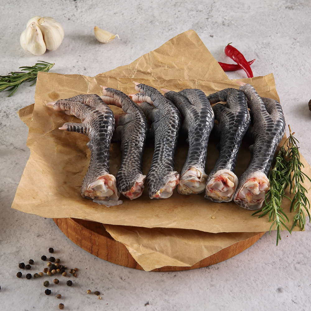 【香草雞】雞爪 290g｜黑羽土雞｜肉品安全飼養零用藥