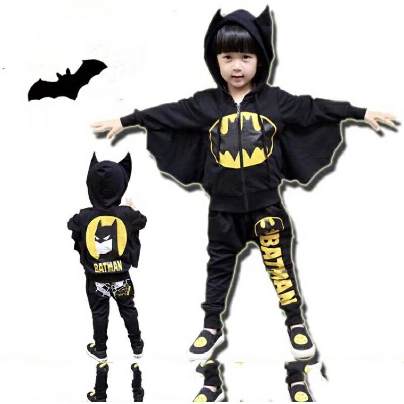 台灣現貨 高雄門市蝙蝠俠 兒童萬聖節服裝 耶誕節衣服兒童 男童蝙蝠俠衣服 蜘蛛人服裝 小孩表表演Cossack套裝 3