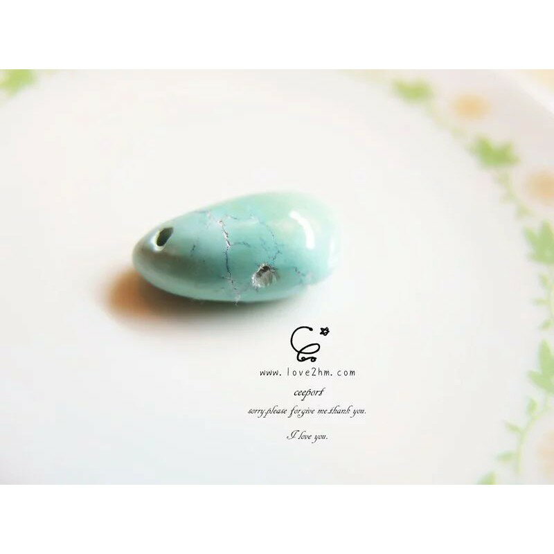 綠松石(湖北松) 2556/綠松石/水晶飾品/ [晶晶工坊-love2hm]