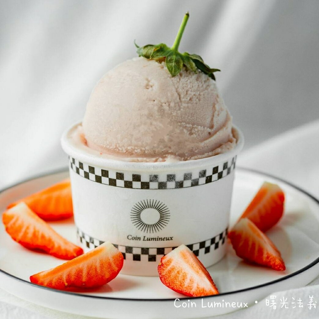 草莓優格 曙光法義手工冰淇淋 110ml±5