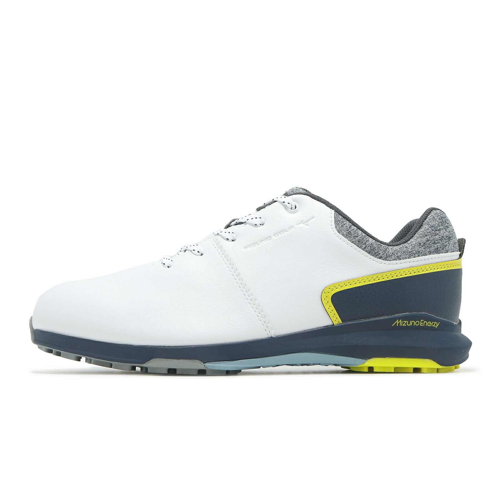 Mizuno 高爾夫球鞋 Nexlite Enerzy 4E 男鞋 寬楦 白 灰 輕量 緩衝 運動鞋 美津濃 51GQ2440-35