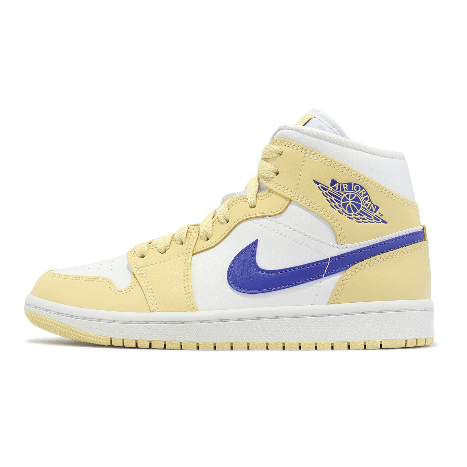 Nike Wmns Air Jordan 1 Mid 女鞋 男鞋 AJ1 青檸綠 藍 休閒鞋 喬丹 1代 BQ6472-701