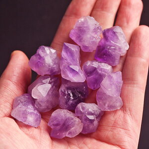 千琪水晶碎石取材大自然紫水晶骨干原石擺件能量療愈石魚缸石標本