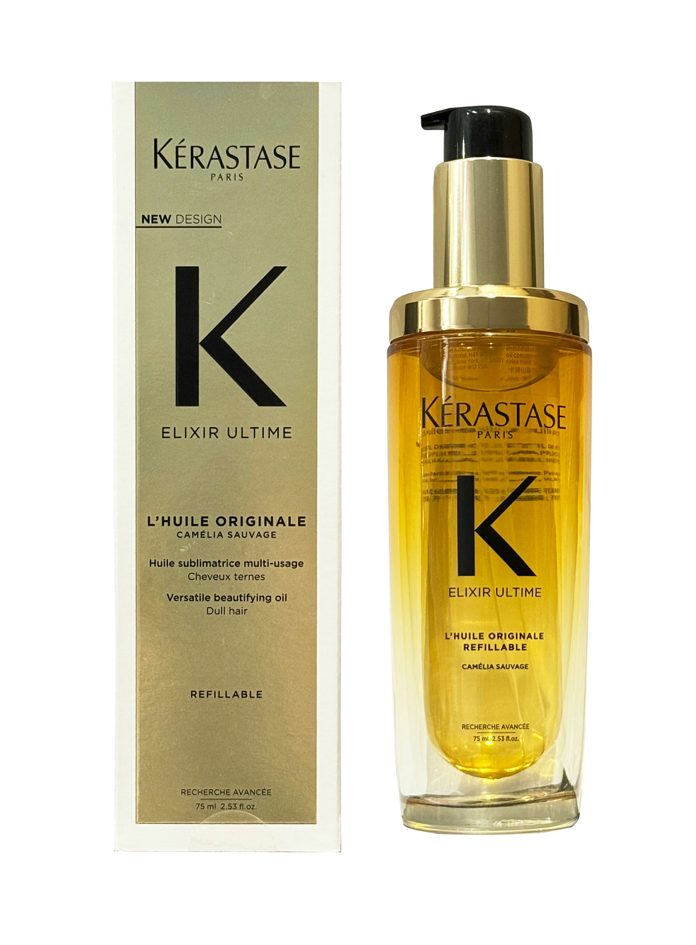 KERASTASE 卡詩 金緻柔馭山茶花鎏光露 75ml~優惠價:1950元｜岡山戀香水