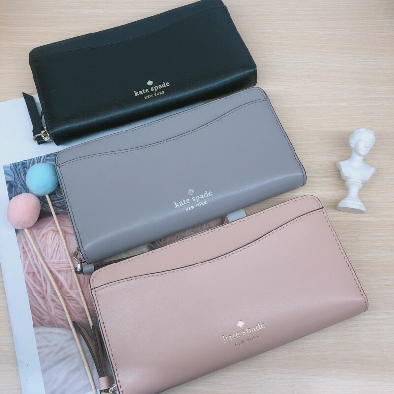 美國代購 臺灣現貨 Kate spade 拉鍊長夾【送禮精選★APP下單點數4倍送】
