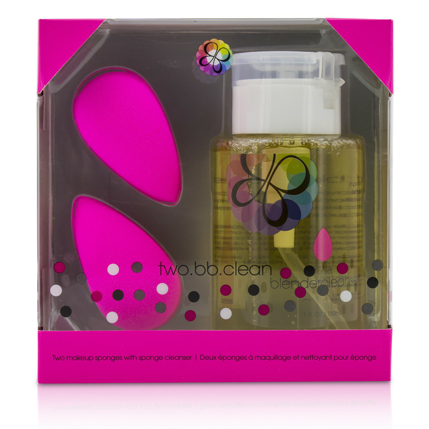 BeautyBlender - 美妝蛋清潔組合Two BB Clean Kit (2x 美妝蛋, 1x 清潔液 150ml/5oz)