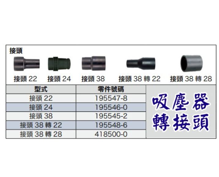 MAKITA 牧田 接頭 集塵頭 接管組 22mm 24mm 38mm 吸塵器專用轉接頭