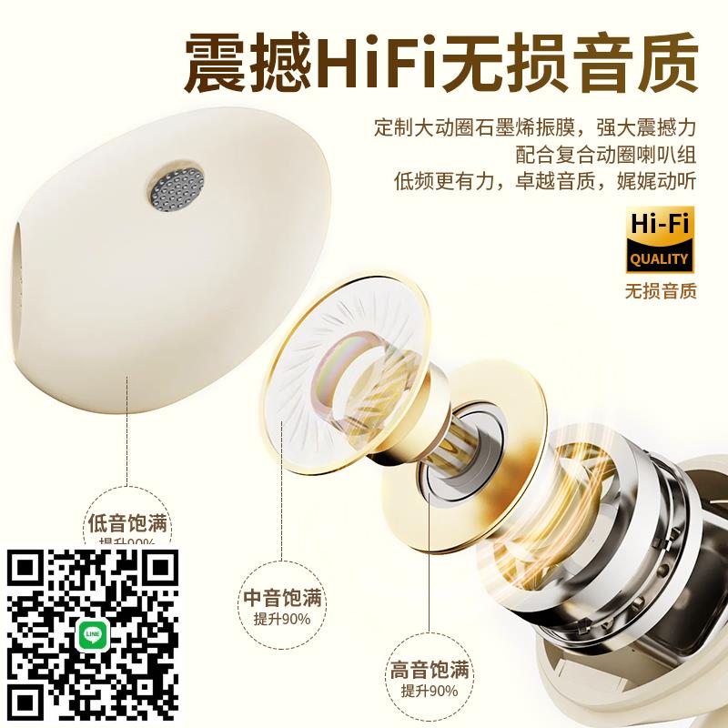 原裝正品耳機真降噪高音質適用小米蘋果超長續航2024新款