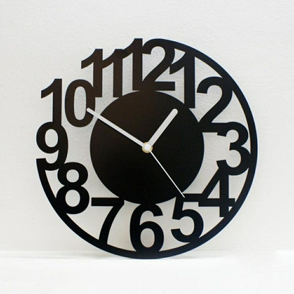 掛鐘 掛鐘客廳時尚創意個性時鐘大掛錶靜音現代簡約藝術數字鐘錶 mks阿薩布魯