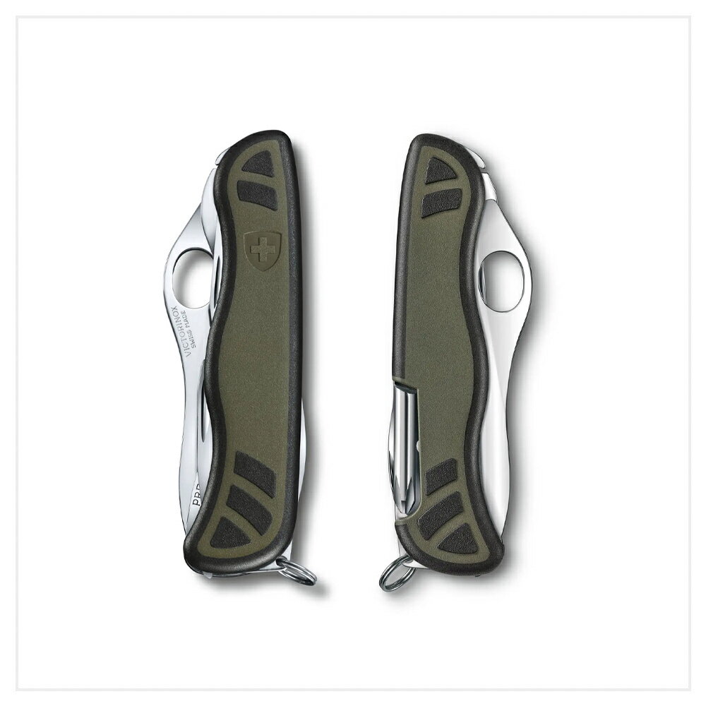 VICTORINOX 瑞士維氏 瑞士刀 Swiss Soldiers Knife 111mm/10用 墨綠黑邊 0.8461.MWCH 2