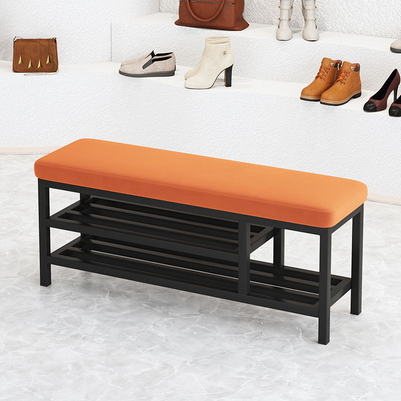 換鞋凳家用門口可坐式穿鞋凳進門凳入戶鞋櫃坐凳一體軟包坐墊鞋架